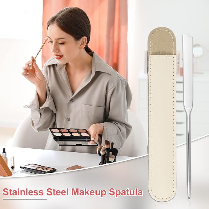VOCOSTE 1 Set Stainless Steel Makeup Spatula, Liquid