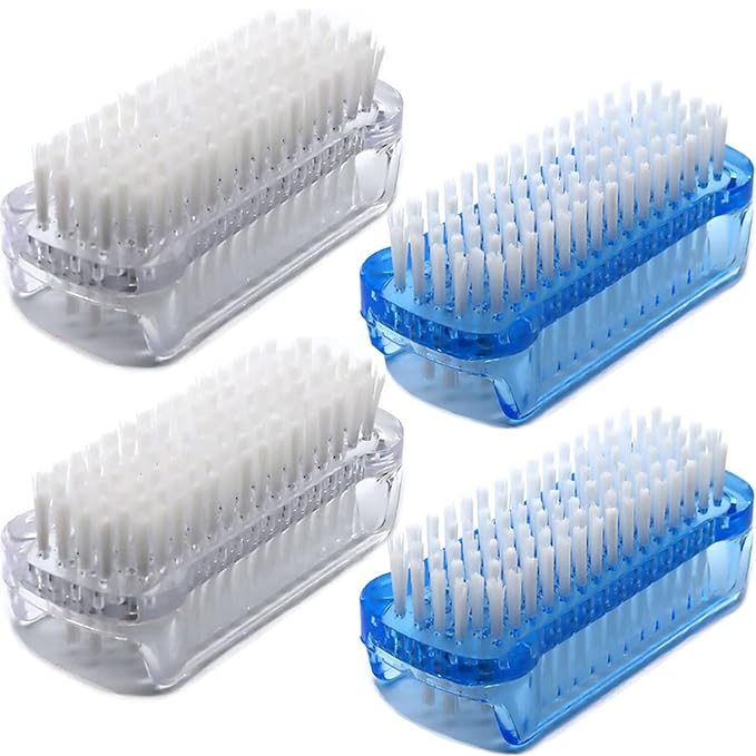 Nail brush two sided hand