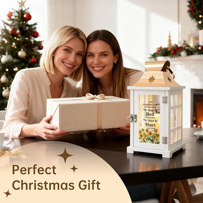 Sister in Law Gifts, Gifts for Sister in Law Birthday Christmas Mother's Day Wedding Gifts – Candle Warmer Lamp with Timer, Wax Melter Lamp