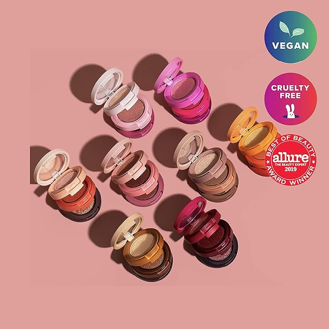 Kaja 3 Colors Eyeshadow - Beauty Bento 08 Chocolate Dahlia | Mosaic Chrome, Shimmer, Matte finish, Cruelty free, K-Beauty Mini Palettes, Easy Finger Blendable, Glitter, High Pigmentation, 0.03 Oz