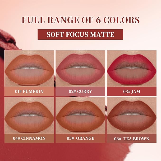 Jolilab 4PCS Lip Liner Lipstick Set, Gradient Matte Nude Velvet Lip Liner Pencil High Pigmented Long Lasting Natural Smooth Lip Makeup Easy-to-Use Crayon Form and Cone Tip