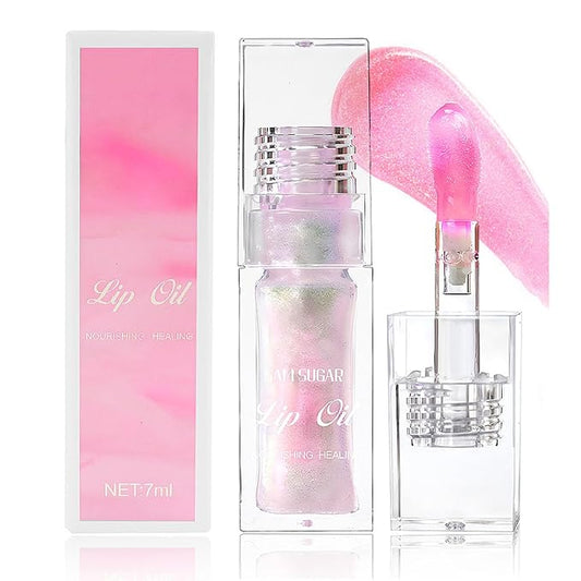 Bossup Color Changing Lip Oil,Magic Color Changing Lip Oil V2,Warm Change Moisturizing Lip Gloss,Hydrating Lip Gloss Lip Balm Lip Care,Long Lasting Non-sticky Nourishing Repairing Primer Lip Tint…