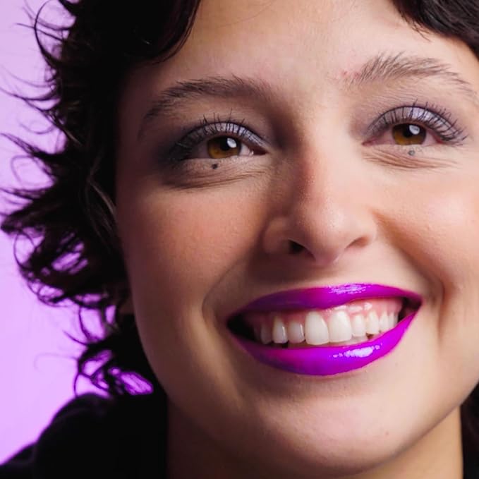 UNICORN SNOT Liquid Metal Lip Paint - Metallic Lip Gloss - Non-drying, Long-lasting Liquid Lipstick, Intense Pigment Color with Metallic Shimmer - Vegan, Cruelty-Free Makeup, Atomic Purple (Boom)