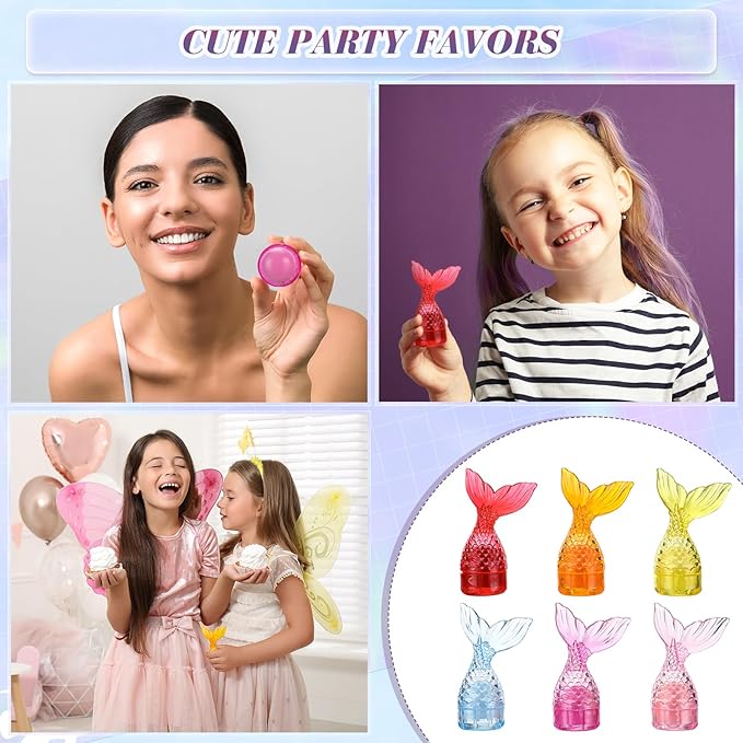 24 Pcs Mermaid Girl Birthday Party