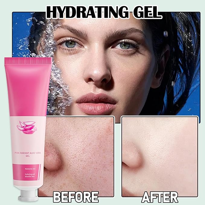Fusang 8Pcs Organic Aloe Vera Gel for After Sun Skin Care,Natural Moisturizing Aloe Vera Gel for Face & Body,Easy to Portable Face Moisturizer,Travel Size Pure Vera Aloe Gel for all Skin Types I