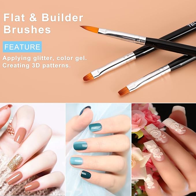 Teoyall nail art brushes, nail