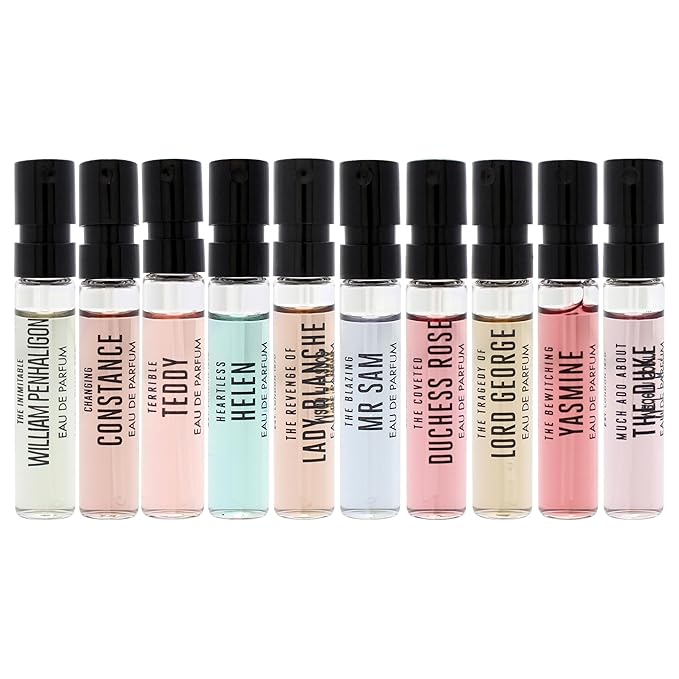 Penhaligon's Portraits Scent Set Perfume for Women and Men - 10 Piece Mini EDP Gift Set