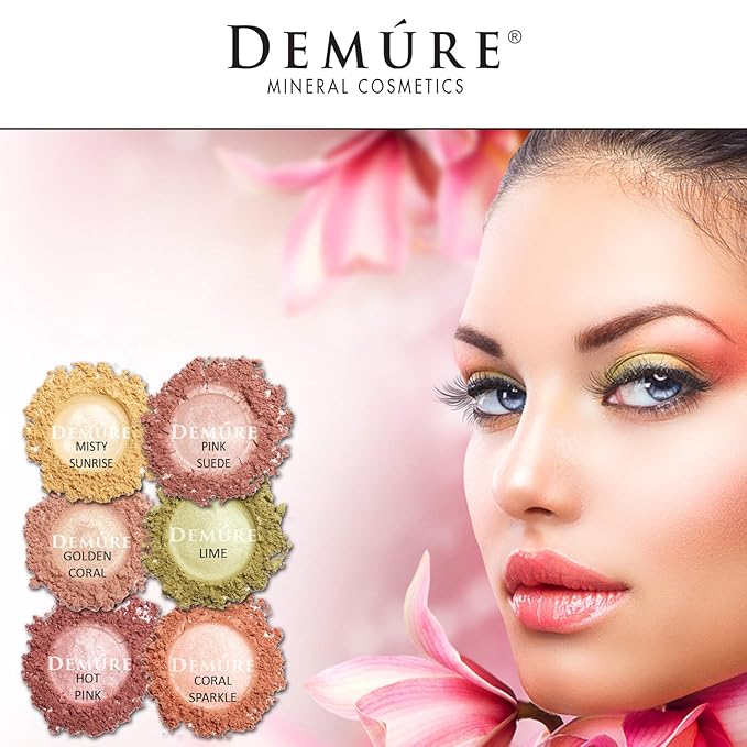 Mineral Make Up (Pink Suede) Eye Shadow, Shimmer Eyeshadow, Loose Powder, Glitter Eyeshadow, Organic Makeup, Eye Makeup, Natural Makeup, Organic Eyeshadow, Natural Eyeshadow, Professional Makeup