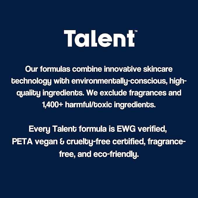 Talent Men's Daily Hydration Cleanser – Korean Skincare, EWG Verified, Fragrance-Free, Non-Stripping Face Wash with Antioxidants, 3.0 fl oz