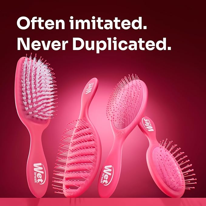 Wet Brush Original Detangler Hair Brush, Anna & Elsa (Disney Love), Ultra-Soft IntelliFlex Bristles, Detangling Bristles Glide Through Tangles (Wet Dry & Damaged Hair), Women & Men