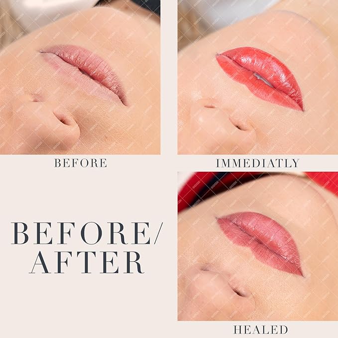 Biotek Lip Pigment for Permanent Makeup - Pink Peach Color for Lip - Made in Italy - Flower 0,61 fl.oz.