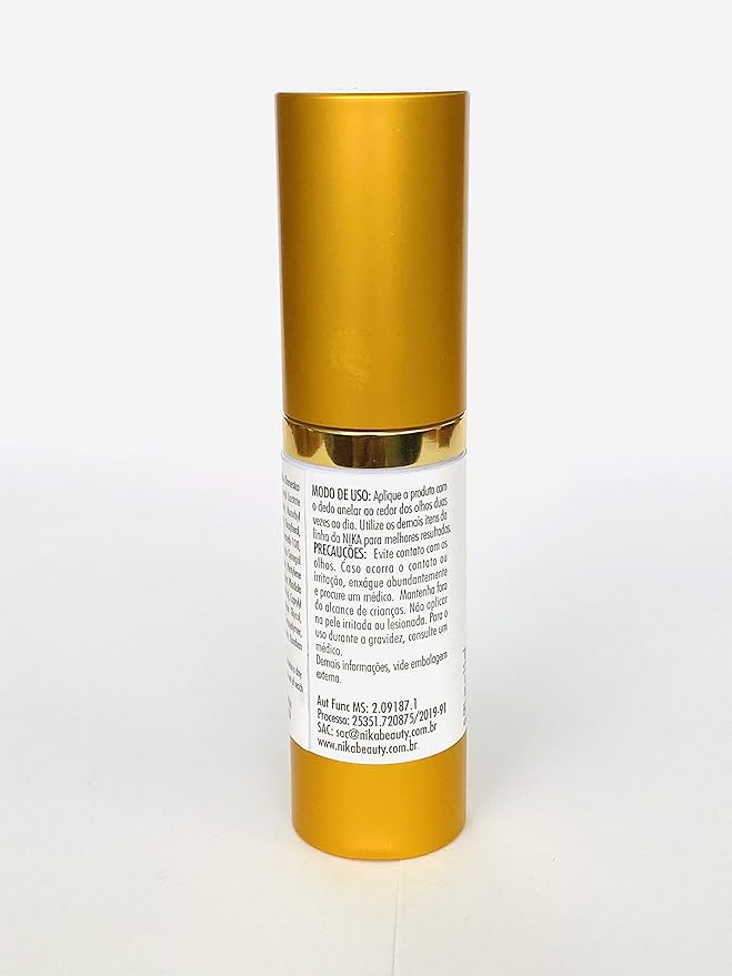 NIKA SKIN CARE - Eye Serum with Vitamin C & E, Hyaluronic Acid, Caffeine, and Swiss Apple Stem Cells - Day & Night