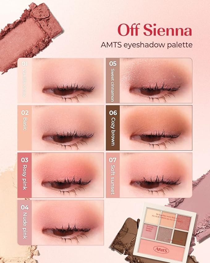 AMTS Off Sienna & Authentic Amber Eyeshadow Palettes