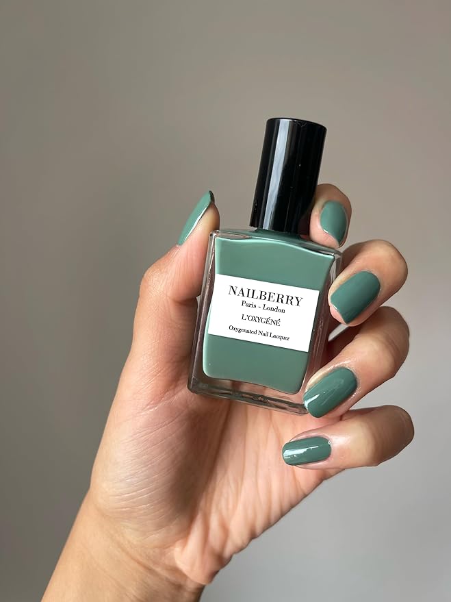 Nailberry , Oxygene Oxygenated Nail Lacquer, Silver Lining, 15 ml