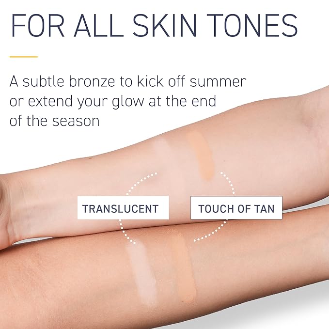 Brush On Block Mineral Sunscreen Powder Refill, Natural Broad-Spectrum SPF 30, Safe for Sensitive Skin, UVA UVB Face Protection, Reef Friendly (Touch of Tan - Refill)