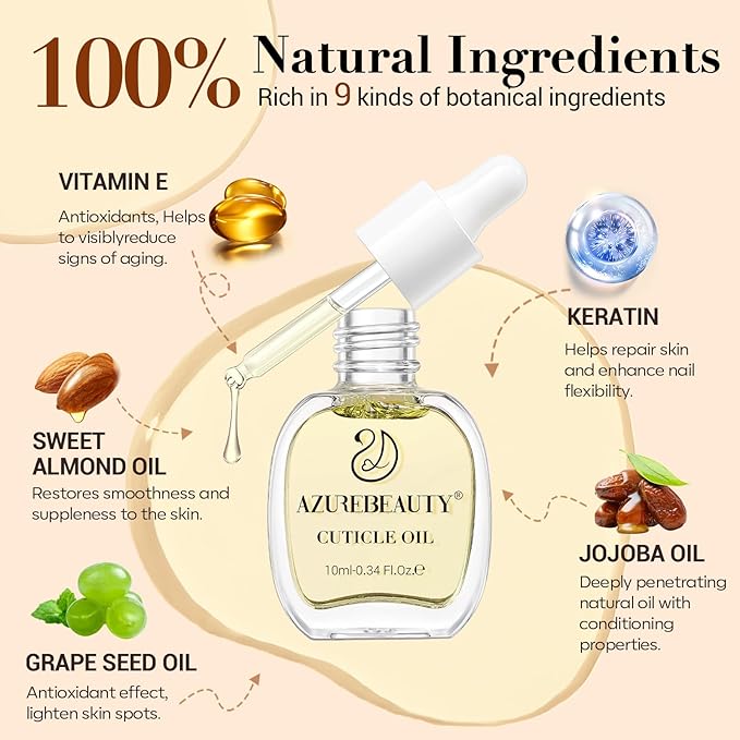Cuticle Oil, 10ml Natural Nail