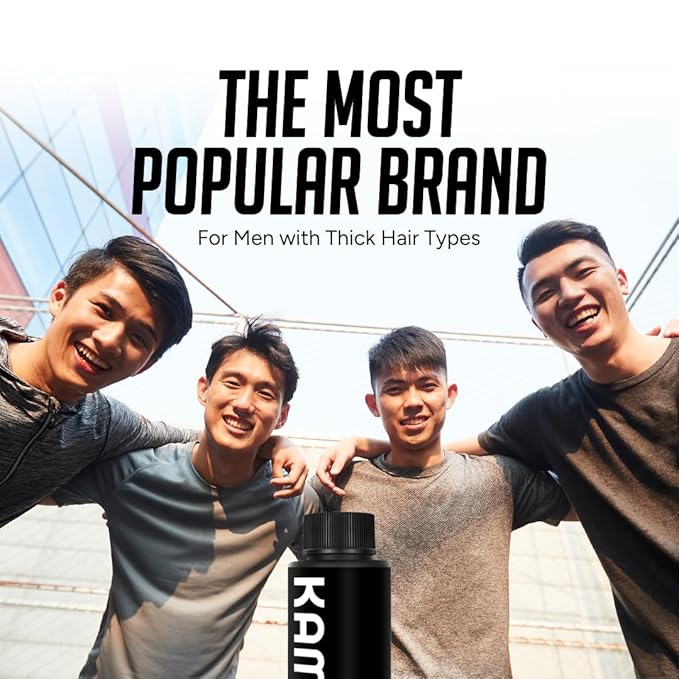 Kami Hair Texture Powder for Men - Strong Hold & Volume Powder - Texturizing Hair Product for Men’s Styling, Matte Finish, All-Day Hold for Thick Hair