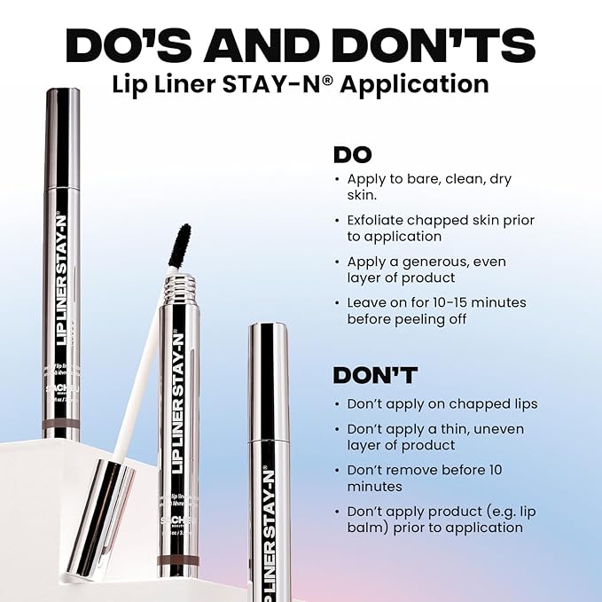 Sacheu Lip Liner STAY-N Peel Off Lip Stain — Long Lasting Waterproof Lip Tint with Hyaluronic Acid & Vitamin E — Transfer Proof Matte Finish, Vegan & Cruelty-Free (cLOVER)