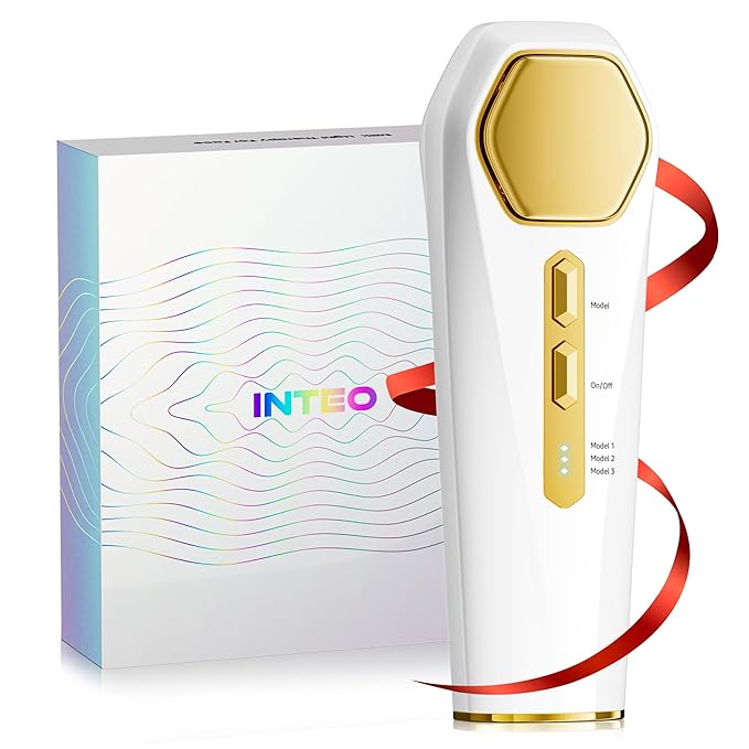 INTEO Multifunctional Facial Massager, Real Glass Glow Device for Face and Neck, Portable Face Massager Tool for Skin Care Pore Care, Enhanced Skin Radiance Effective Against Dullness