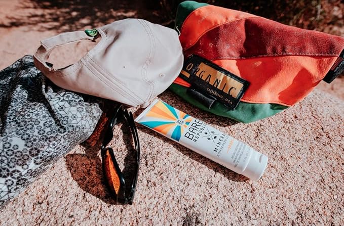 Bare Republic Mineral SPF 50 Sport Sunscreen Lotion. Natural Vanilla Coconut Scented Lightweight and Sheer Sunscreen Lotion, .5 Ounces, 2 Pack