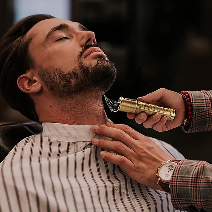 Hair Clippers for Mens Cordless Hair Trimmer T-Blade Trimmer Professional Haircut & Grooming Kit Rechargeable Clippers Hair Trimmer Shaver Cutting Kit with LCD Display (Figure-02)