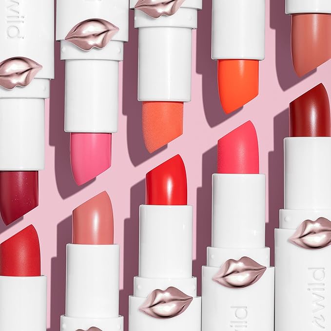 wet n wild Mega Last High-Shine Lipstick Lip Color, Infused with Seed Oils For a Nourishing High-Shine, Buildable & Blendable Creamy Color, Cruelty-Free & Vegan - Sangria Time