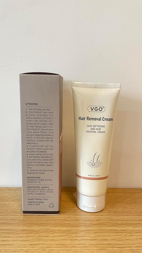 VGO Painless Bikini Gel for Women & Men, Unwanted Hair Removal for All Skin Types, 120ml / 4.06oz