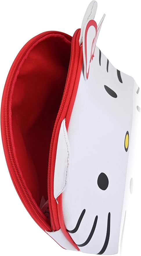 Sanrio Hello Kitty Makeup Bag for Women | Hello Kitty PU Leather Travel Toiletry Bag for Women | Make Up Travel Bag Cosmetic Bag Makeup Pouch