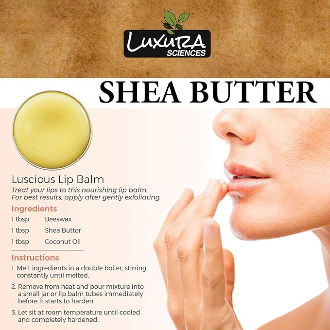 African Shea Butter | 100% Pure & Unrefined Raw Shea Butter for Skin & Hair | Deep Moisturizer for Face, Body & Scalp | Ideal for DIY Lotion, Soap Making & Lip Balm | 7.05 Oz (200g)