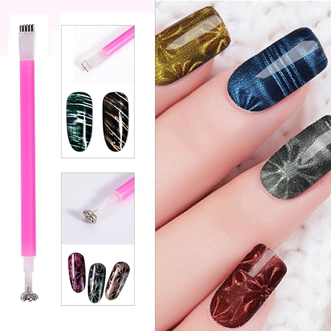 Wokoto 10pcs nail art cat