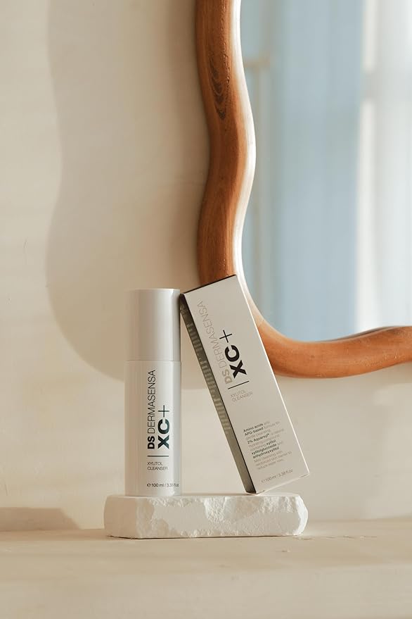 DS Dermasensa XC+ Xylitol Cleanser – Hydrating Face Wash with Amino Acids & APG, Gentle pH-Balanced Foaming Formula, Removes Oil & Impurities, Strengthens Skin Barrier, 100ml/3.38 fl.oz