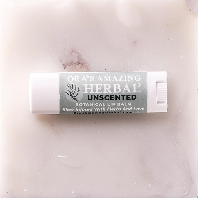 Unscented Lip Balm, Herbal Lip Balm,