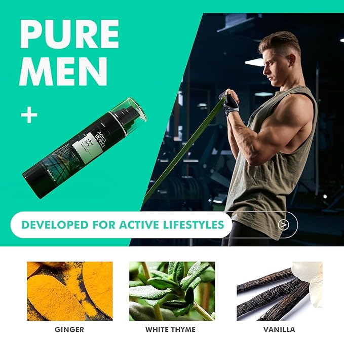 Deodorizing Body Spray for Men, Mens Body Refreshing Spray, Fragrance Mist, Pack of 3, Each 3.4 Fl Oz, Total 10.2 Fl Oz