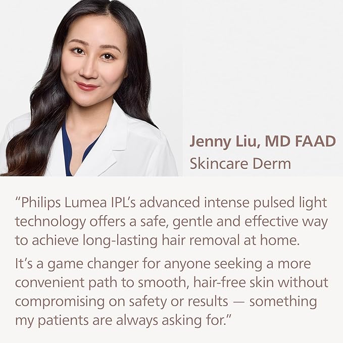 Philips Lumea 9000 Series IPL Hair Removal Device, Visible Permanent Laser Hair Reduction Done at Home, for Women & Men, SenseIQ Technology, 4 Attachments for Body, Face, Bikini & Underarms, BRI984/03