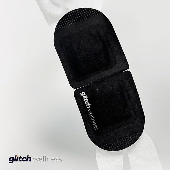 Glitch Self Heating Eye Mask - Steam Eye Mask for Dry Eyes, Soothing Relief, Stress Reduction - Disposable Warm Eye Compress Moist Heat