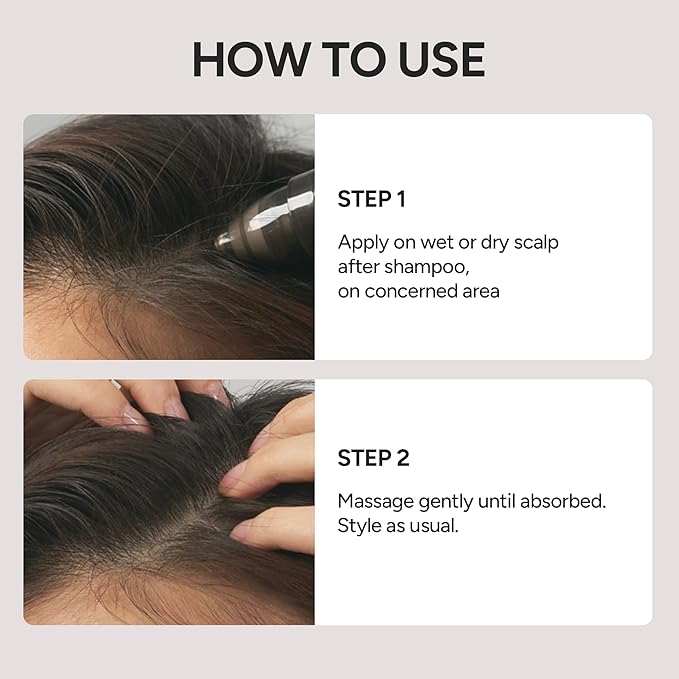 Intensive Tea Tree Scalp Oil Ampoule for Oily, Sensitive Roll-On Applicator – Biotin, Rice Protein & Cica for Balancing Care, Silicone & Sulfate Free, Korean Hair Care – SILICA 3000 | 15 mL