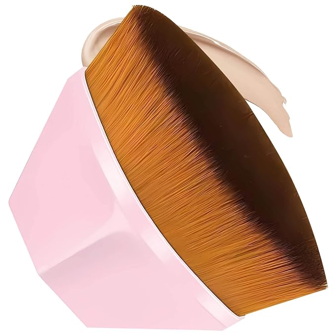 Self Tanner Brush Tanning Face Applicator Sunless Tan Flat Top Kabuki Tanning Brush