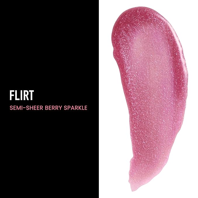 Frankie Rose Cosmetics Lip Gloss | Non-Sticky Formula, Long Lasting Lip Gloss, Bold Pigment & Hydrating Lip Gloss, Flirt Shimmer Lip Gloss, 20g