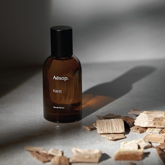 Aesop Karst Eau de Parfum – Fresh, Herbaceous Marine Fragrance with Juniper, Rosemary, and Vetiver | 1.6 oz