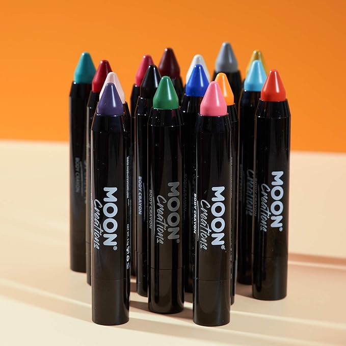 Face Paint Stick / Body Crayon makeup for the Face & Body by Moon Creations - 0.12oz - Brown