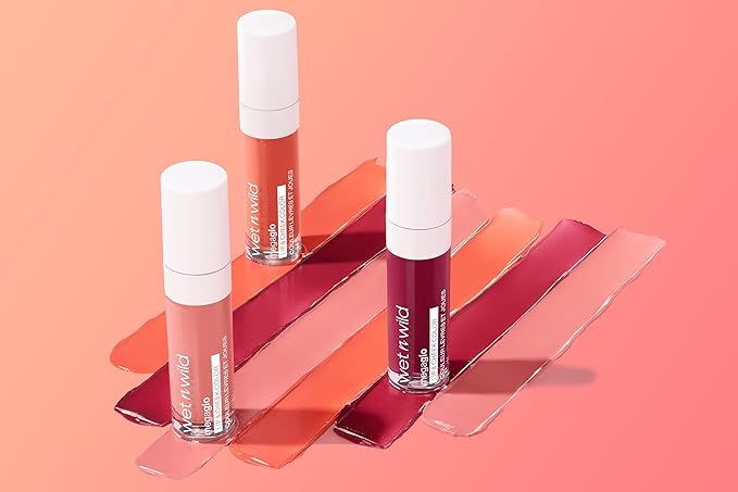 wet n wild Mega Glo Lip & Cheek Color, Creamy Rosy Stain, Buildable Multi-Use Soft Matte Finish, Vegan & Cruelty-Free - Rosy Romance