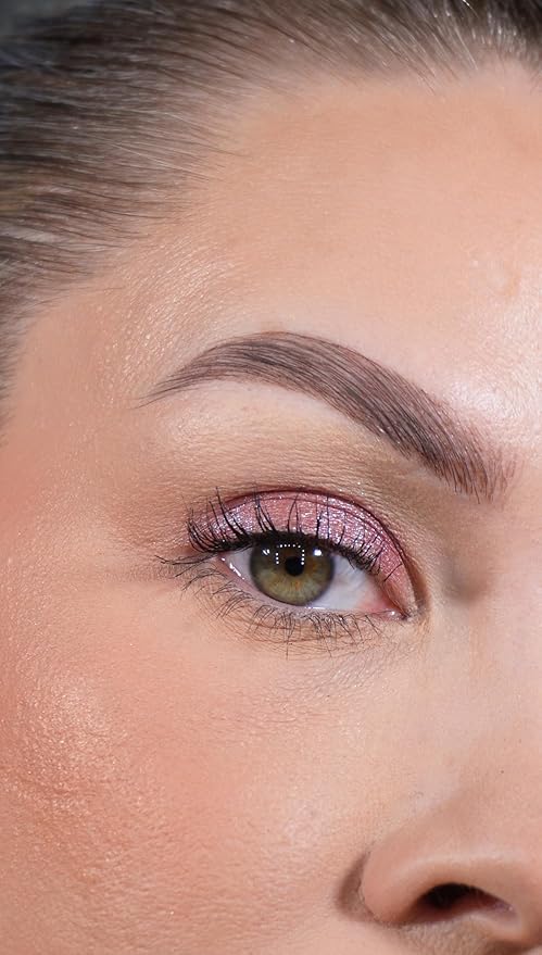 Sandstone Scandinavia Eyeshadow for Sensitive Eyes, Pink Silver Eyeshadow with Long Durability, Allergy Certified, Fragrance-Free and Vegan Eye Make-Up, Hypoallergenic Make-Up (Supernova)