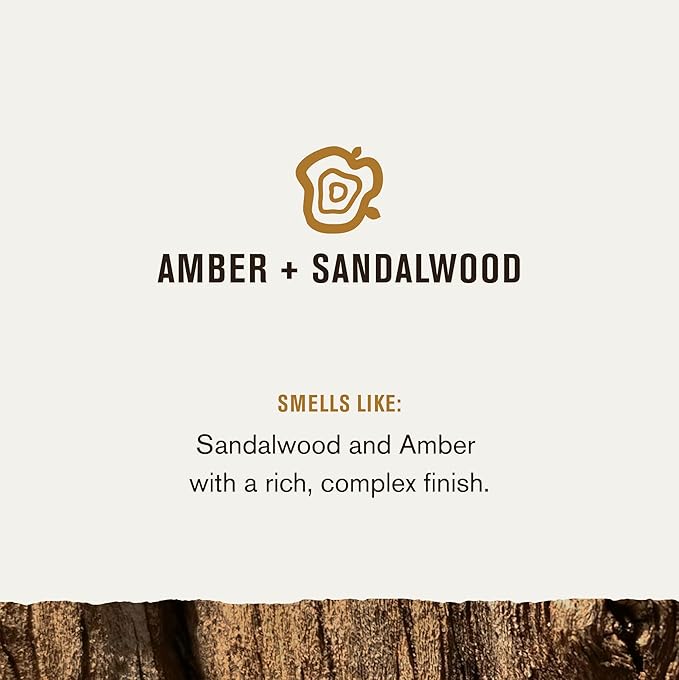 Every Man Jack Amber + Sandalwood Mens Body Wash Refill Starter Pouch - Naturally Derived Ingredients - Paraben Free, Phthalate Free, Dye Free - (1-36oz pouch, 1-24oz bottle)