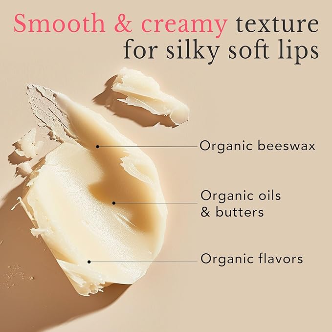Organic lip balm multi flavor