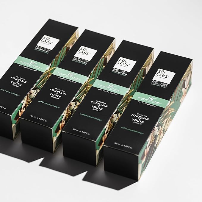 Natural Mineral SPF 50 Sheer Mist Spray Sunscreen, Non-Aerosol, Water Resistant Zinc Oxide Sun Protection, Reef Safe, Korean Lightweight Formula, No White Cast, Hydrating Soothing Botanicals