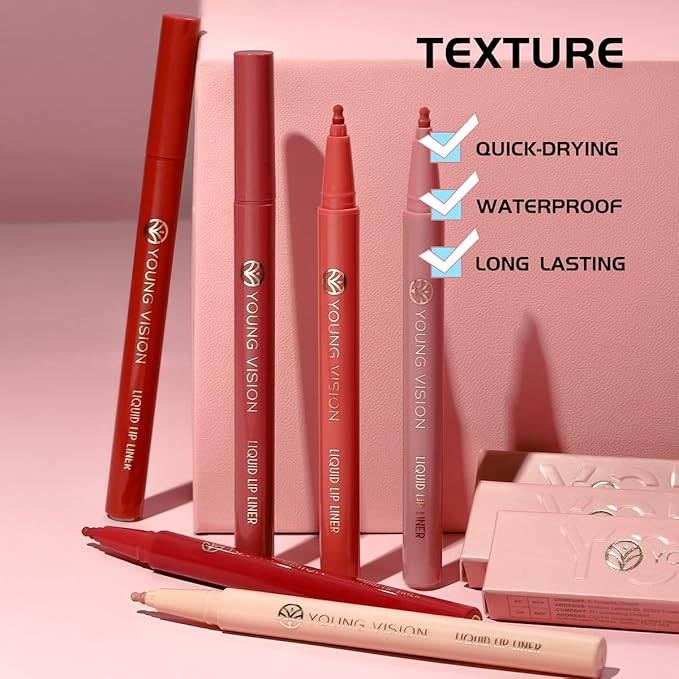 YOUNG VISION Gourd-Shaped Precision Liquid Lipstick & Lipliner YOUNG