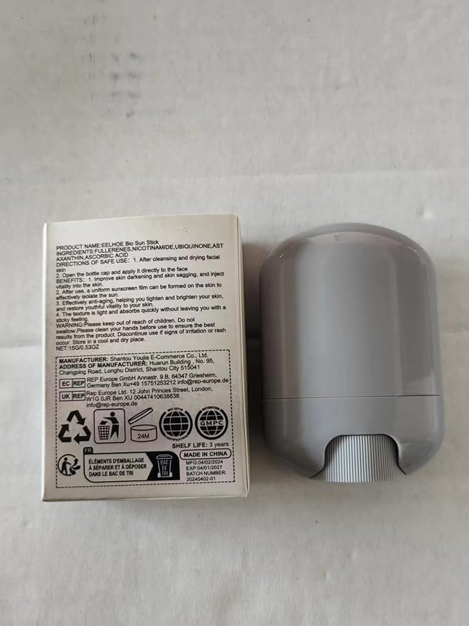 Bio Sun Stick SPF50+,Peptide 9 Bio Sun Stick Spf50,with Peptide Complex,Strong UV Protection,Skin-Friendly | Water & Sweat Resistant | Non-Greasy Sun Protection for Easy Application,15g/0.53oz(2pcs)