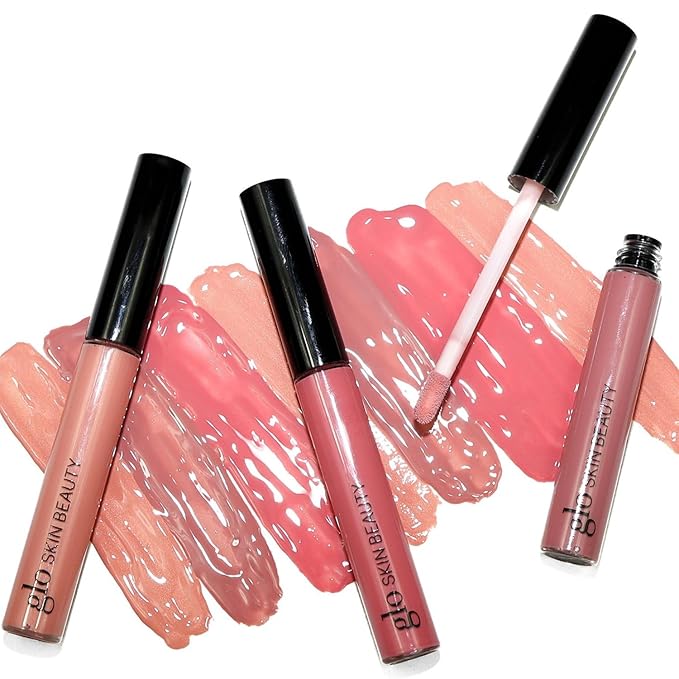 Glo Skin Beauty Lip Gloss in Dollface - Semi-Sheer Mid-Toned Pink - 20 Shades - Non-Sticky - Cruelty Free