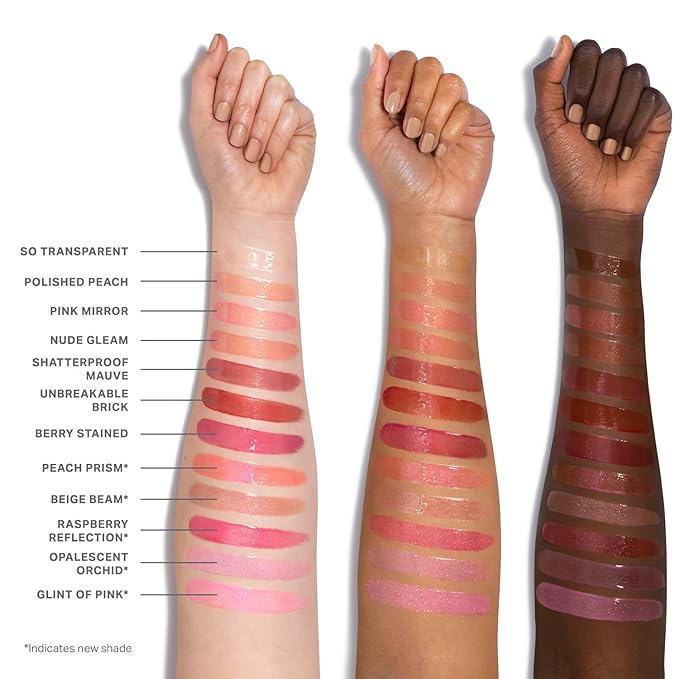 MORPHE Dripglass High Shine Lip Gloss - Semi-Sheer or Full Coverage Lip Color with Glass-Like Shine and Nonsticky Finish - Infused With Squalane & Vitamin E - Peach Prism (0.13 Fl Oz)