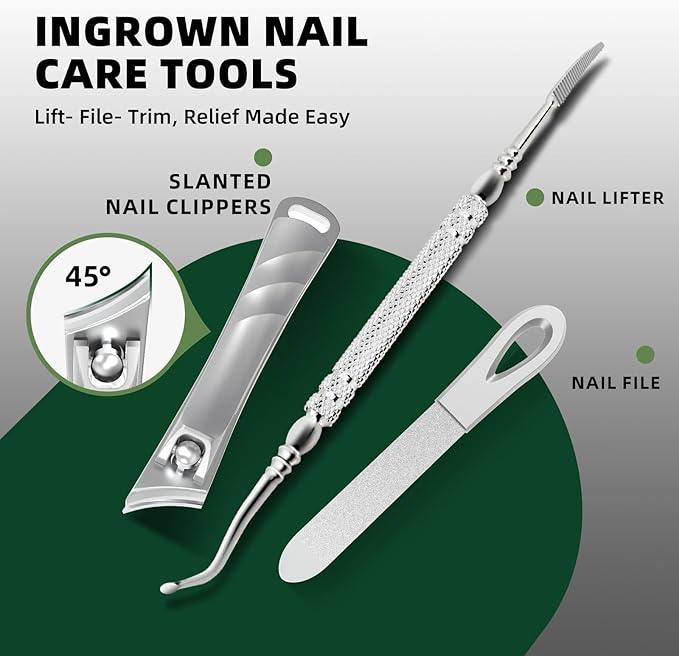 Toenail Clippers for Seniors Thick Toenails, Large Toe Nail Clippers for Men Thick Nails with 37mm Wide Opening, Heavy Duty Ingrown Toenail Clippers with Long Handle Sharp Slanted Nail Cutter